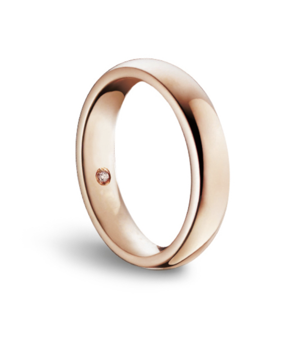 Damiani Anello Fedi nuziali NOI2 Oro rosa ct 0.005