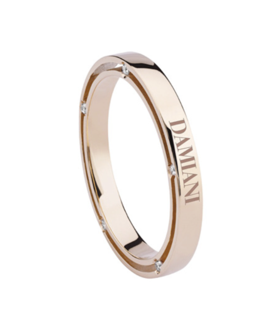 Damiani Anello D.ICON Oro rosa  ct 0.07