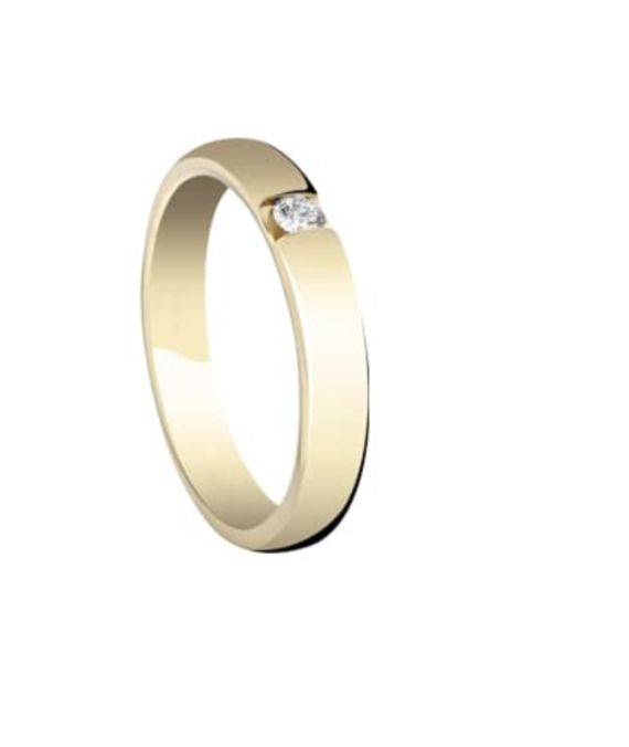 Damiani Anello  Fedi nuziali VERAMORE Oro Giallo ct 0.07