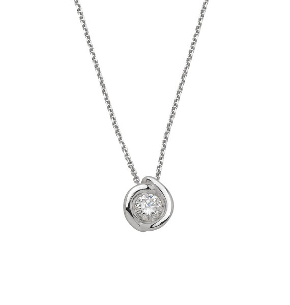 COLLANA CON PENDENTE PUNTO LUCE CALLA