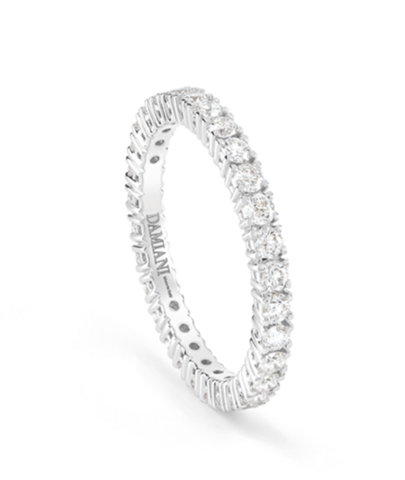 Damiani Anello Luce Veretta intera mis.13 ct 0.9